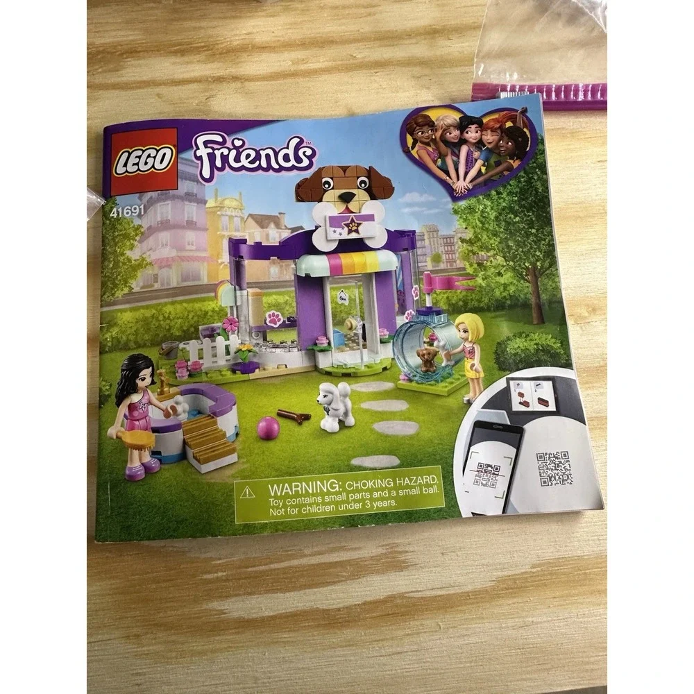 LEGO Friends 41691 Dog Grooming Van Set w‎ Instructions Pre-Owned iNCOMPLETE